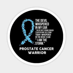 The Devil- Prostate cancer Awareness Support Ribbon Magnet